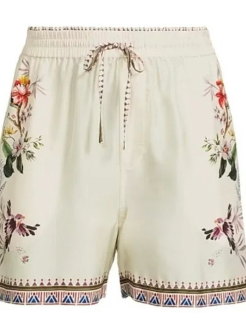NEW Johnny Was Mayvis Silk Blend Women's Drawstring Shorts NWT